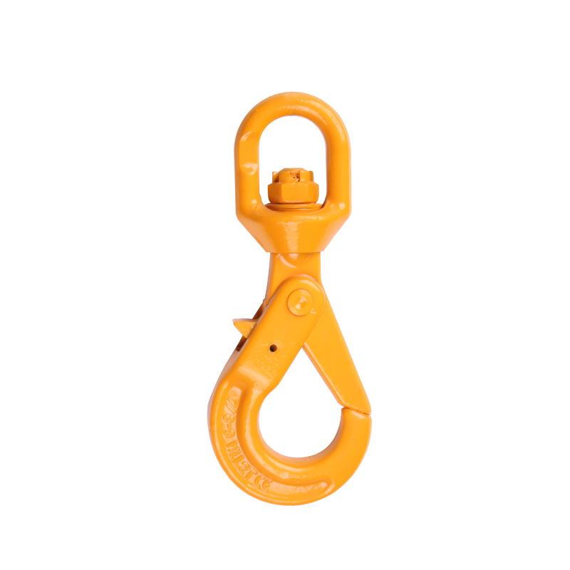 Grade 80 swivel self locking hook european type 