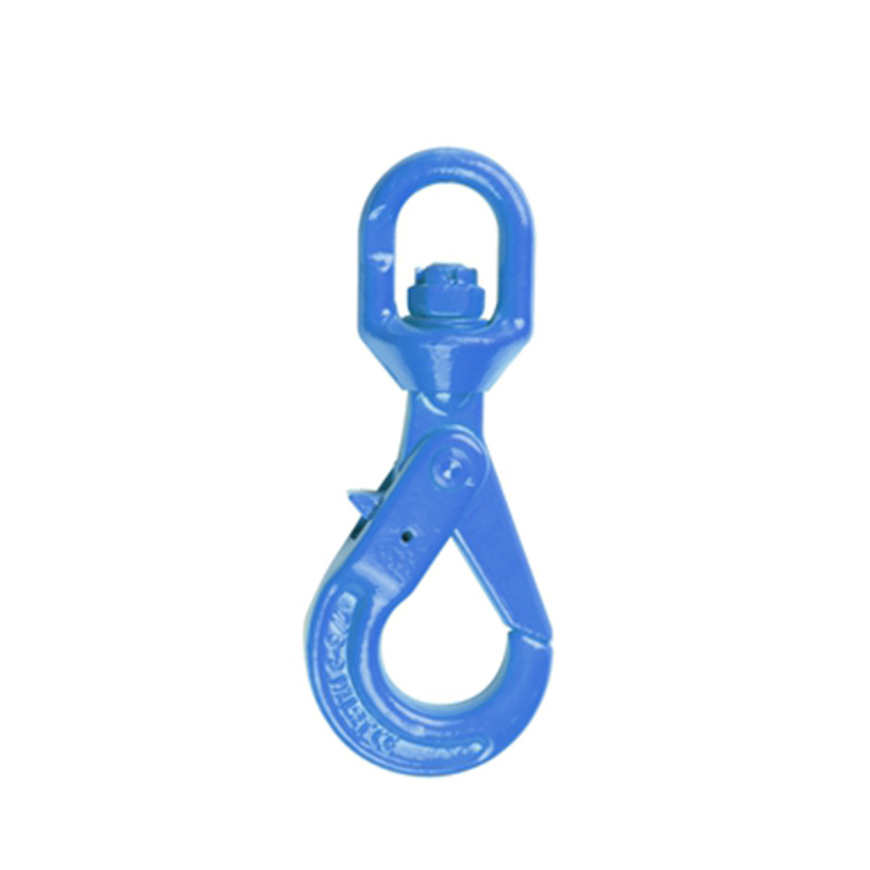 G100 european type swivel self locking hook 