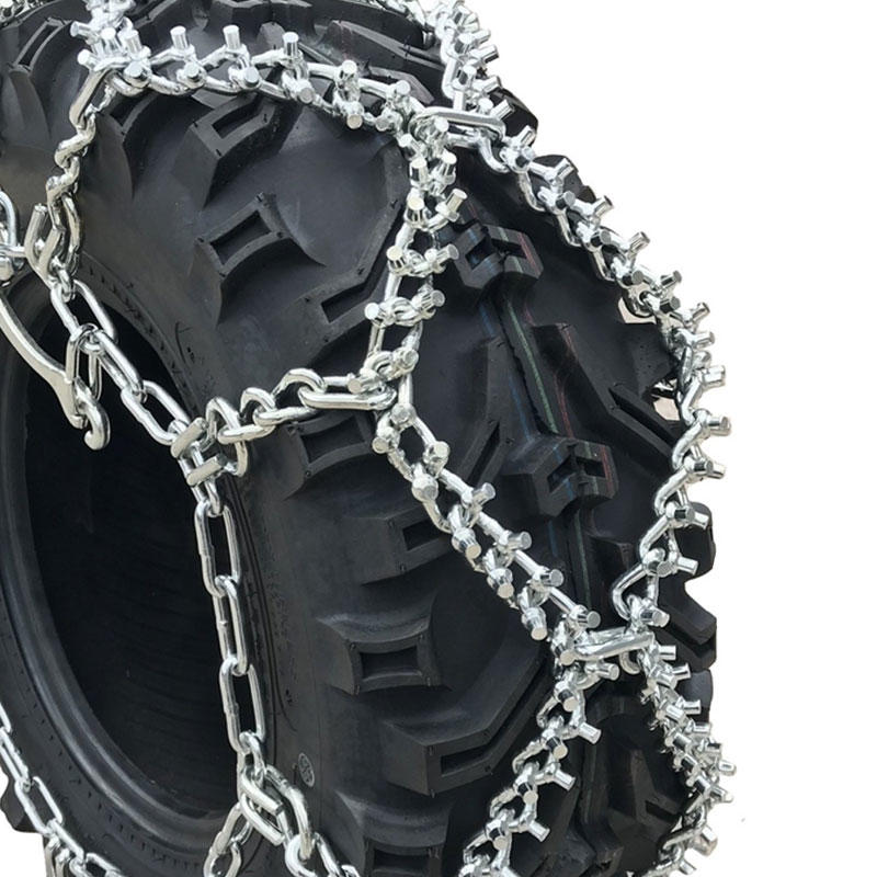 ATV Diamond Pattern Alloy Studded Tire Chains